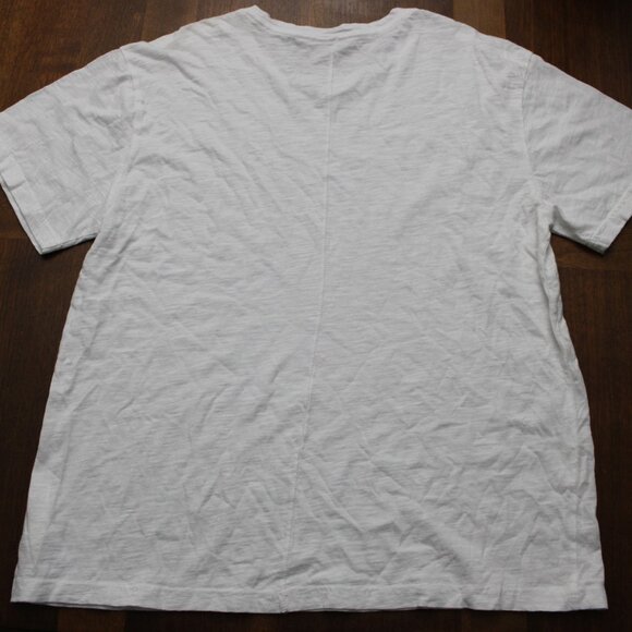 Lucky Brand White Floral Short Sleeve Top Size Medium NWOT - Picture 2 of 11